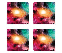 Galaxy Stardust Cosmos Coaster Set Of Four