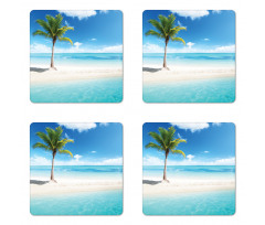 Idyllic Scenery Sunbeam Coaster Set Of Four