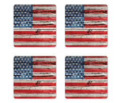 Fourth of July Theme Coaster Set Of Four