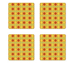 Rhombuses Coaster Set Of Four