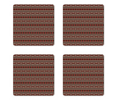 Ikat Style Coaster Set Of Four