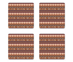 Aztec Style Arrow Coaster Set Of Four