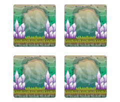 Underwater Game Platform Coaster Set Of Four