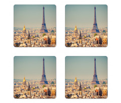 Cityscape of Paris Coaster Set Of Four