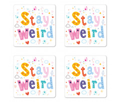 Ornamental Calligraphy Coaster Set Of Four