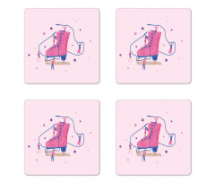 Giant Boat and People Coaster Set Of Four