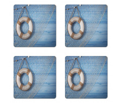 Shabby Nature Leisure Coaster Set Of Four