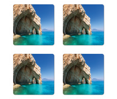 Sea Cave on Zakynthos Coaster Set Of Four