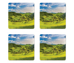 Tuscany Italy Farms Coaster Set Of Four