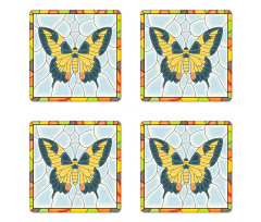 Frame Spring Garden Coaster Set Of Four