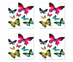 Summer Tropic Jungle Coaster Set Of Four