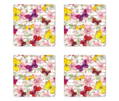 Love Letters Romantic Coaster Set Of Four