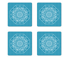 Floral Intricate Art Coaster Set Of Four