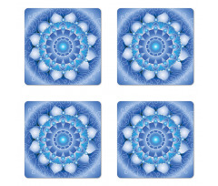 Folkloric Eastern Art Coaster Set Of Four