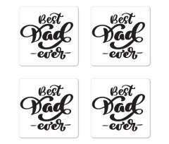 Monochrome Bold Design Coaster Set Of Four