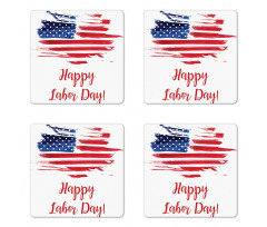 Sketchy Country Flag Coaster Set Of Four