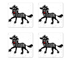 Pet Family Friendships Coaster Set Of Four