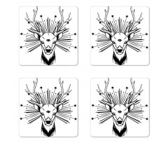 Elk Third Eye Occult Coaster Set Of Four