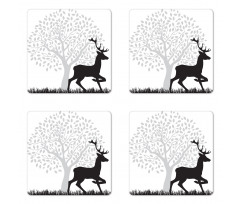 Gracious Wild Animal Coaster Set Of Four