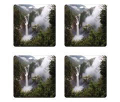 San Rafael Waterfalls Coaster Set Of Four