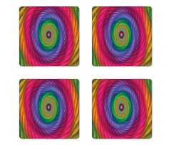 Spiral Vortex Coaster Set Of Four