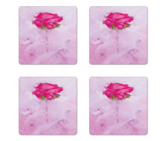 Floral Fine Art Coaster Set Of Four