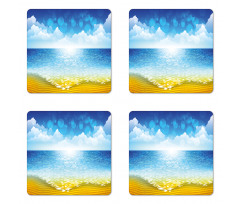 Sea Horizon Coast Coaster Set Of Four