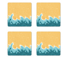 Grange Waves Stars Coaster Set Of Four