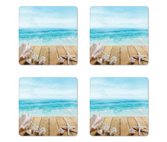 Sunshine Maldives Deck Coaster Set Of Four