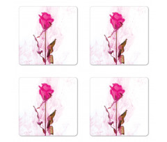 Romantic Abstract View Coaster Set Of Four