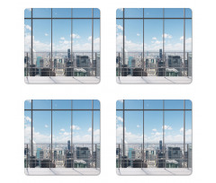 City Modern Landscape Coaster Set Of Four