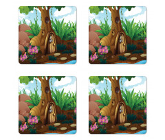 Secret Fairytale Forest Coaster Set Of Four