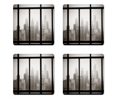 Philadelphia City Roof Coaster Set Of Four