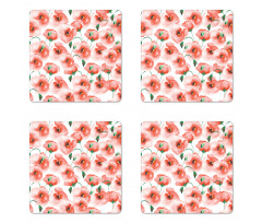 Flower Bouquet Coaster Set Of Four