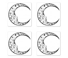 Modern Crescent Coaster Set Of Four