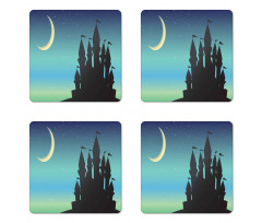 Castle and Gradient Sky Coaster Set Of Four