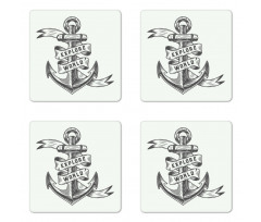 Adventurous Anchor Coaster Set Of Four