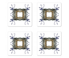 Hunter Wild Animals Coaster Set Of Four