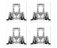 Roman Design Coaster Set Of Four