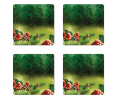 Wild Magic Wonderland Coaster Set Of Four