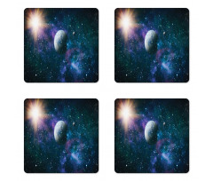 Celestial Scene Coaster Set Of Four