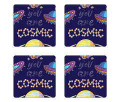 You are Cosmic Galactic Coaster Set Of Four