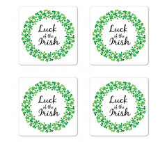 Clover Wreath Coaster Set Of Four