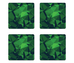 Abstract Poly Coaster Set Of Four