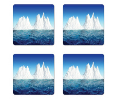 Antarctic Scene in Ocean Coaster Set Of Four