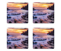 Sunrise Halona Beach Coaster Set Of Four