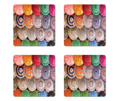 Traditional Colorful Coaster Set Of Four