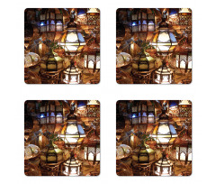 Evening Lantern Coaster Set Of Four