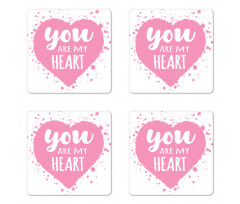 You Are My Heart Coaster Set Of Four