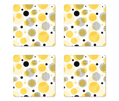 Streaks Spots Art Coaster Set Of Four